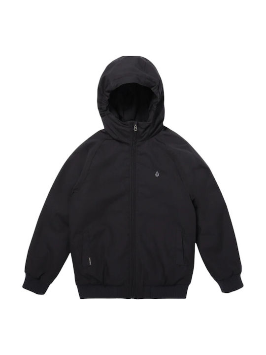 Παιδικό Casual Μπουφάν με Κουκούλα Black Hernan 10k