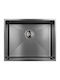 Laveo Ένθετος Νεροχύτης Inox Brushed Μ54xΠ44cm Γκρι