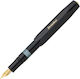 Kaweco Piston Sport Classic Black-Gold Fountain Pen Ef Extra Fine