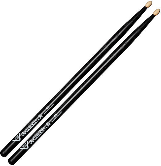 Vater Hickory Μπαγκέτες Ντραμς Eternal 5A σε Μαύρο Χρώμα