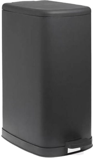 Χαρτοδοχείο Πετάλ Secret 30lt Ανθρακί Soft Close 27,5x42,5x54,9εκ