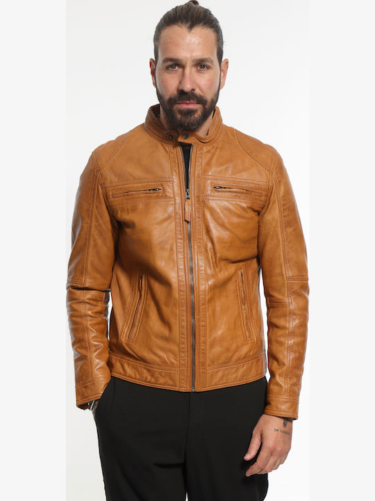 Newton Leather Jachetă de Piele Light Brown