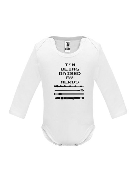 kirikoko I Am Being Raised By Nerds Long-Sleeved White
