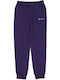 Sweatpants with Elastic Purple