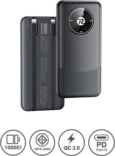Remax RPP-38 Power Bank 20000mAh 22.5W Μαύρο