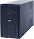 Eurocase EA200LED UPS Linie-interaktiv 750VA 450W mit 2 Steckdosen