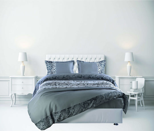 Makis Tselios Home Σετ Σεντόνια King Size 260x270εκ. Γκρι (4τμχ)