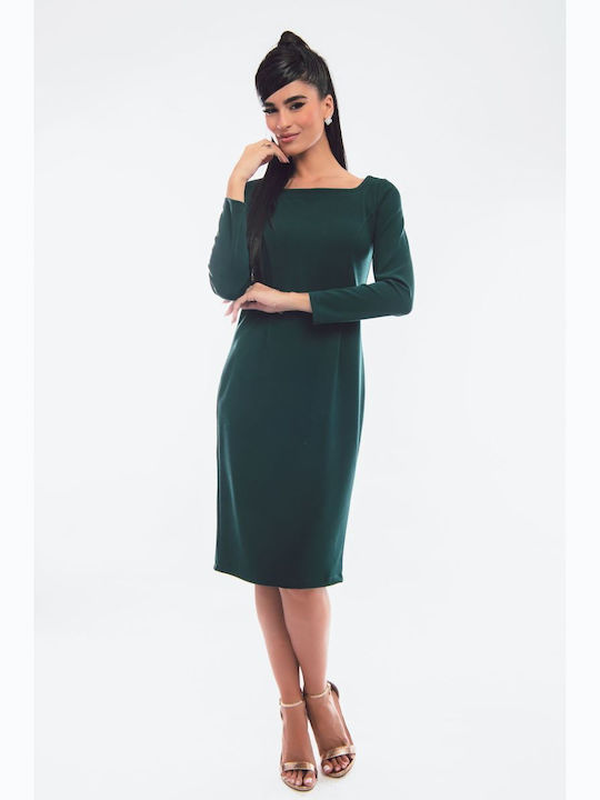 BelleFille Midi Dress Green