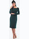 Midi Kleid Green
