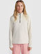 Long Women's Sweatshirt Off White