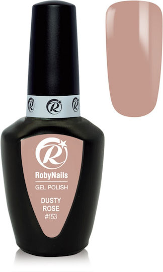 Roby Nails Semipermanent Lac de Unghii Dusty Rose 8ml 8ml 1buc