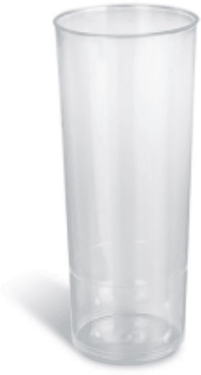 THalassinos Disposable Cup Plastic Transparent 220ml 12pcs