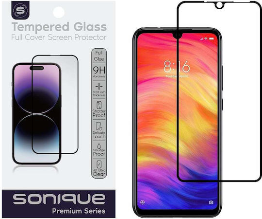 Hardy Glass Sonique Premium Series Hd Full Cover 9h Xiaomi Redmi Note 7/7 Pro Μαύρο
