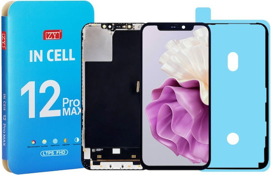 Екран със Сензорен Механизъм за iPhone 12 Pro Max (Черен)