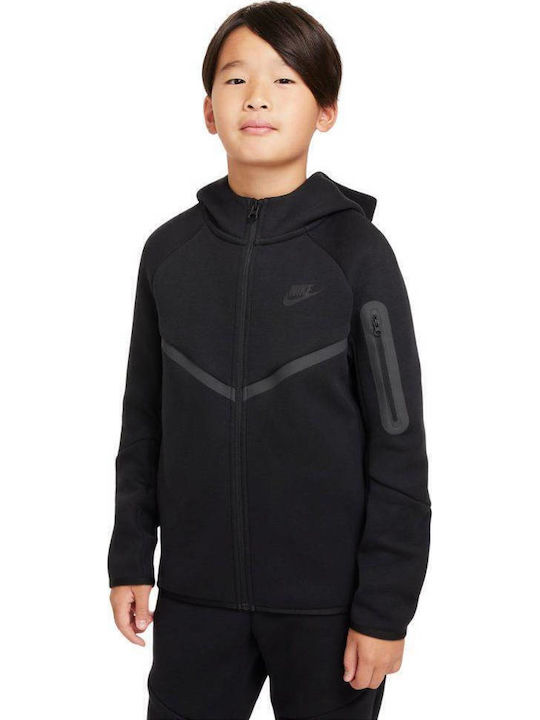 Nike Athletic Kids Cardigan Cotton with Hood Bl...