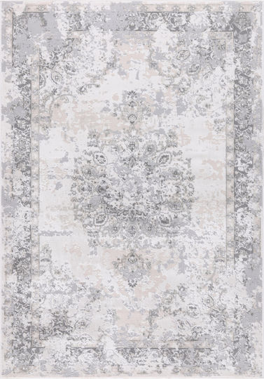 Klonaras Alto 9642 Modern Bedroom Rugs Set Cream 2004436 3pcs