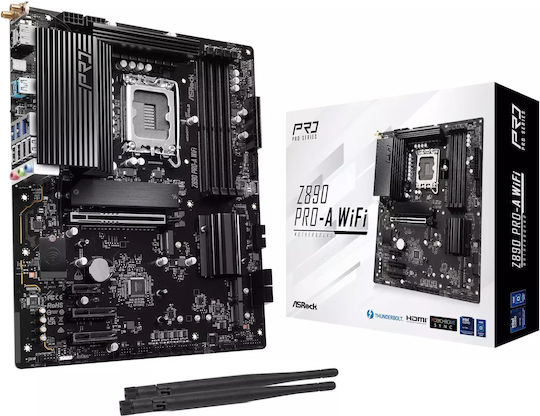 ASRock Z890 Pro-A WIFI Motherboard ATX με Intel 1851 Socket 90-MXBP60-A0UAYZ
