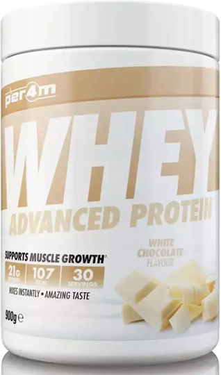 Per4m Whey Advanced Πρωτεΐνη Ορού Γάλακτος με Γεύση White Chocolate 900gr