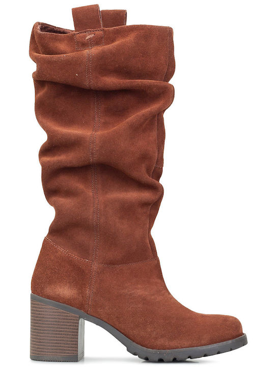 Clarks ClarkWell Rise Дамски Ботуши в Тютюнев Цвят