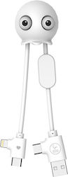 Xoopar Jelly Mini USB към Lightning / Type-C / micro USB Кабел 1м Xoopar Jelly Mini USB към Lightning / Type-C / micro USB Кабел 1м