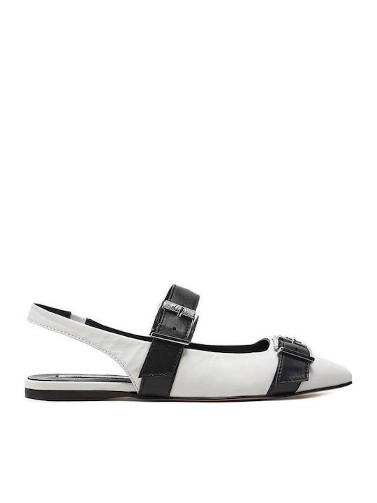 Karl Lagerfeld Ballerinas With strap White