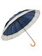 Keskor Automatic Umbrella with Walking Stick Blue