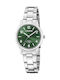 Damen Uhr mit Silber Metallarmband
