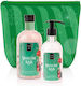 Lavish Care Mistletoe Kiss Skin Care Set for Moisturizing & Body Cleaning 3pcs