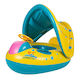 Swimtrainer Float with 72cm Length and Yellow Sunshade Kids Inflatable Sea Seat