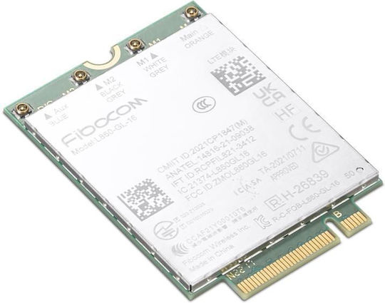 Lenovo FIBOCOM L860-GL-16 CAT16 M.2 Безжична мрежова карта (1000Mbps) PCI