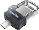 Sandisk Ultra Dual 32GB USB 2.0 Stick με σύνδεση micro USB-B