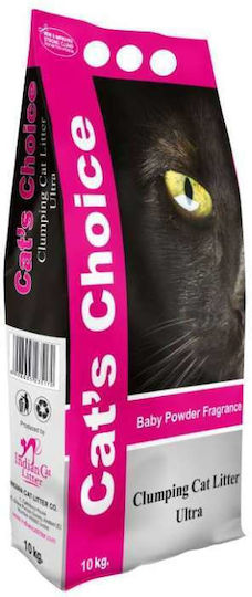 Bentonite Cat Litter with Scent Baby Powder 10kg
