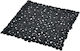 Shower Non-slip with Suction Cups Black 52x52εκ.