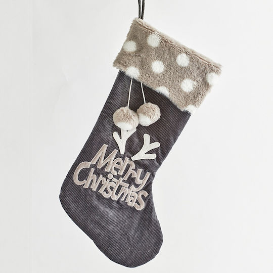 Christmas Decorative Fabric Socks L55xW28xH5cm