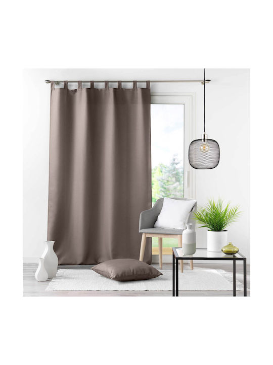 Douceur d'Intérieur Curtain with Tab Top L-c Es...