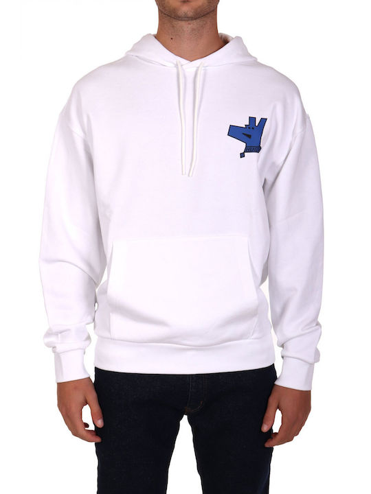 Hugo Boss Sweatshirt with Hood white