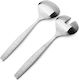 Alessi Inox Serving Utensil Set Silver 2pcs