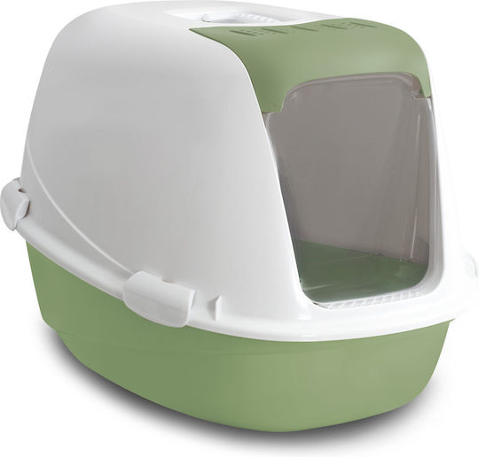 MPS Toaletă Pisică Închisă Verde L66 x W49 x H47buc