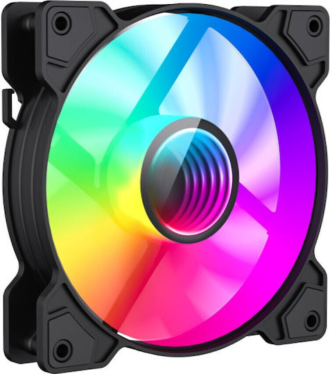 Powertech SP-PT-1309-2 Case Fan 120mm 1200rpm 38.25cfm with ARGB Lighting