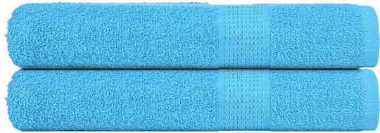 vidaXL 80x200cm Turquoise Bath Towel Weight 360gsm
