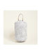 Metal Lantern Grey 51 X 28 Cm Beauty Home