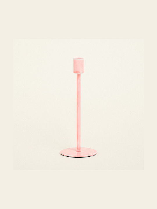 Suport pentru lumânări din metal somon 23 cm Beauty Home
