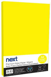 Yellow Photocopy Cardboard A4 160gsm 100 sheets