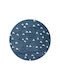Beauty Home Kids Synthetic Rug Round 133cm 20mm Blue