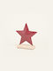 Beauty Home Plastic Christmas Decorative Star 15x16cm Burgundy