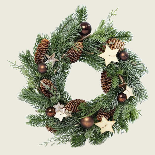 Beauty Home Crăciun Decorativ Coroană de flori cu Diametru 36cm.