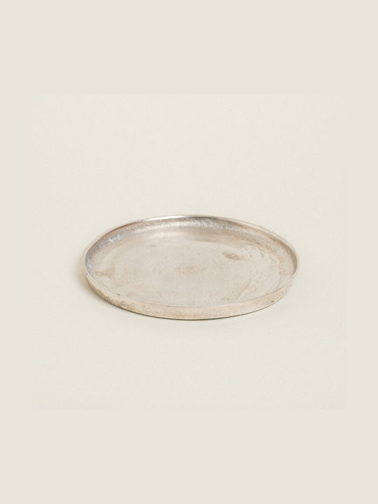 Beauty Home Metallic Round Decorative Tray 20x20cm