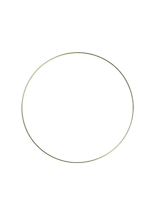 Μεταλλικος Κυκλος Χρυσος 40 Cm Beauty Home