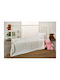 Whitegg Blanket Cot Velvet White 110x140cm