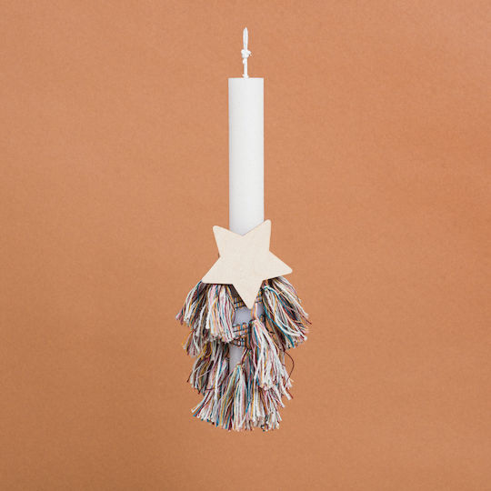 Decorated Candle with Tassel – Star Beauty Home